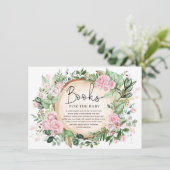 Carte D'accompagnement Rustic Rose Garden Livres de verdure pour bébé fil (Debout devant)