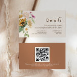 Carte D'accompagnement Rustic Sunflower Beige Mariage Détails du site web<br><div class="desc">Ce tournesol rustique beige mariage site internet détails design de carte d'enceinte Caractéristiques tournesols, fleur sauvage, et éléments floraux d'inspiration vintage sur un arrière - plan beige neutre. Ce design offre une esthétique simple mais captivante, parfaite pour vos fêtes d'automne ou d'été. Explorez notre collection aujourd'hui et imprégnez votre mariage...</div>