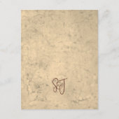 Carte D'accompagnement Rustic Vineyard Wedding Details Enclosure Card (Dos)