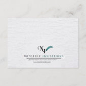 Carte D'accompagnement Rustic Winter Wonderland Mariage Réception (Dos)