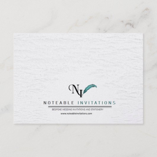 Carte D'accompagnement Rustic Winter Wonderland Mariage Réception (Dos)