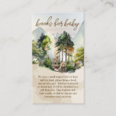 Carte D'accompagnement Rustic Woodland Adventure attend des livres pour b (Devant)