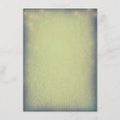 Carte D'accompagnement Rustic Woodland Mariage Information Invité (Dos)