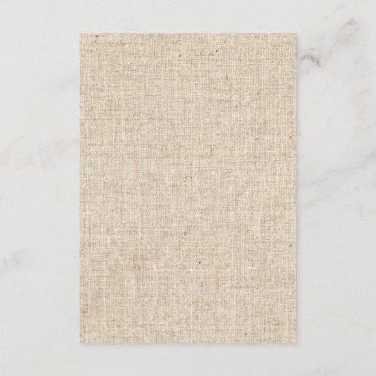 Carte D'accompagnement Rustique Blue Hydrangea dentelle & Burlap Réceptio (Dos)