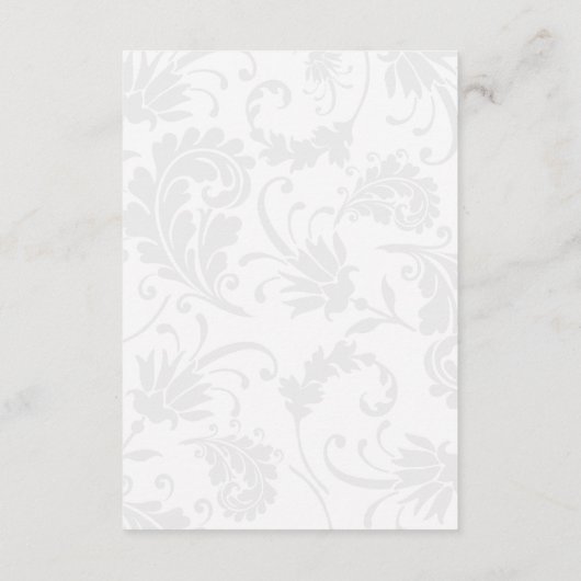 Carte D'accompagnement Rustique Boho Sage Green Détails (Dos)