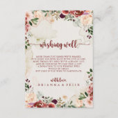 Carte D'accompagnement Rustique Mariage Floral Été (Devant)