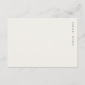 Carte D'accompagnement Sable côtier Plage Mariage QR Code RSVP (Dos)