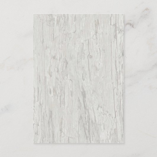 Carte D'accompagnement Sable Dollar Plage Rustique Mariage En Bois Récept (Dos)