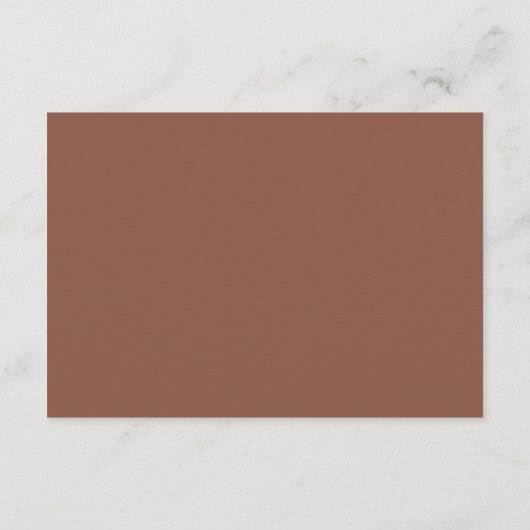 Carte D'accompagnement Sable | Réception du filigrane de script (Dos)