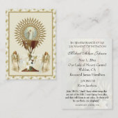 Carte D'accompagnement Sacrement de l'Initiation Jésus Baptême Confirmati (Devant / Derrière)