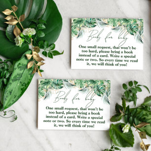 Carte D'accompagnement Safari Animal Jungle Green & Gold livre garçon