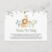 Carte D'accompagnement Safari Animaux, Jungle, Verdure, Livres Pour Bébé (Devant)