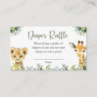 Safari Animaux Oh Baby Green Jungle Baby shower