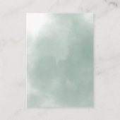 Carte D'accompagnement Safari Baby Animals Baby shower devinette jeu (Dos)