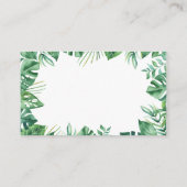 Carte D'accompagnement Safari Baby shower I Anniversaire Demande de réser (Dos)