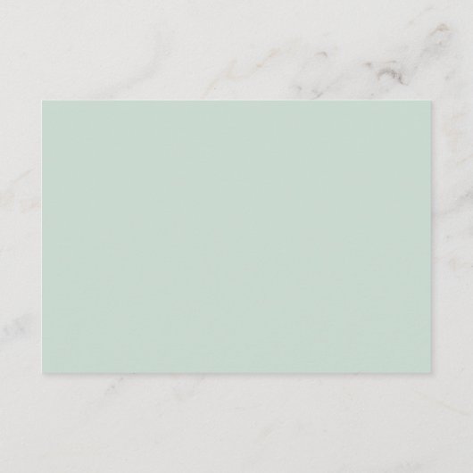 Carte D'accompagnement Sage, Blooms Terrestres QR Code Rsvp Mariage En Li (Dos)
