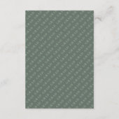 Carte D'accompagnement Sage Green Blush Pink Graduation QR Code Details (Dos)