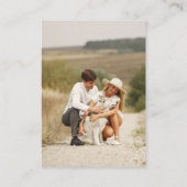 Carte D'accompagnement Sage Green Boho Drapé Mariage perlé QR Code RSVP (Dos)