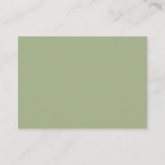 Carte D'accompagnement Sage Green Books for Baby Card Baby Shower Insert (Dos)