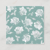 Carte D'accompagnement Sage Green Calligraphy QR Info Wedding (Dos)