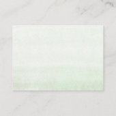 Carte D'accompagnement Sage Greenery Livres Feuille Pour Bébé (Dos)