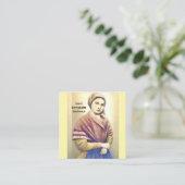 Carte D'accompagnement Saint Bernadette Soubirous (Debout devant)