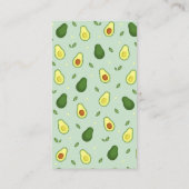 Carte D'accompagnement Saint Guacamole Avocado Baby shower Déchets Raffle (Dos)