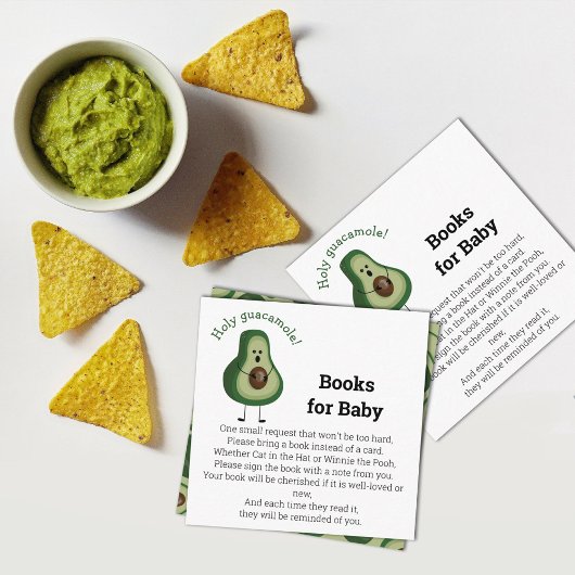 Carte D'accompagnement Saint Guacamole ! livres pour bébé