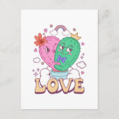 Carte D'accompagnement Saint-Valentin d'amour (Devant)