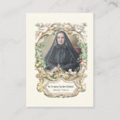 Carte D'accompagnement Sainte Mère Cabrini Catholique Prière religieuse r (Devant)