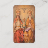 Carte D'accompagnement Sainte Trinité avec prière (Devant)