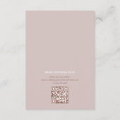 Carte D'accompagnement Sakura Japanese Cherry Blossom Détails du Mariage (Dos)