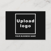 Carte D'accompagnement Salutation Valentine affaires sur noir (Dos)