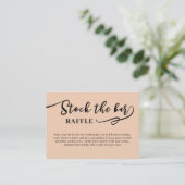 Carte D'accompagnement Sand Script Stock la barre de Réception de Mariage (Debout devant)