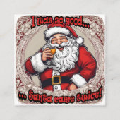 Carte D'accompagnement Santa Came Twice! (Devant)