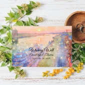 Carte D'accompagnement Savannah GA River Street Wishing well Mariage