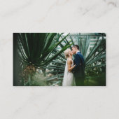 Carte D'accompagnement Scan Me RSVP Emerald Gold Mariage QR Code (Dos)