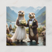 Carte D'accompagnement **"Scellé avec un baiser : Otterly in Love"** (Dos)