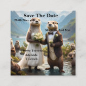 Carte D'accompagnement **"Scellé avec un baiser : Otterly in Love"** (Devant)