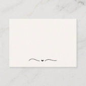 Carte D'accompagnement Scribble à main Quirky QR Code RSVP Mariage (Dos)