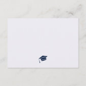 Carte D'accompagnement Script éditorial moderne diplômé fonds universitai (Dos)