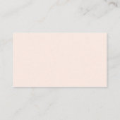 Carte D'accompagnement Script effet or, rose RSVP (Dos)