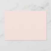 Carte D'accompagnement Script manuscrit moderne Blush Graduation Conseil (Dos)