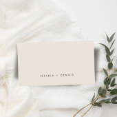 Carte D'accompagnement Script minimal élégant code QR Boho Wedding RSVP