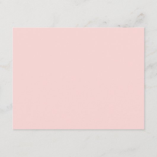 Carte D'accompagnement Script simple Joli Mariage rose (Dos)