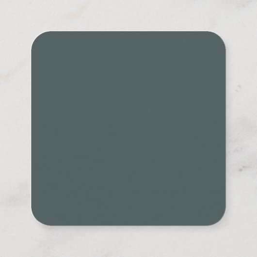 Carte D'accompagnement Script Wedding RSVP Détails QR Code Dark Turquoise (Dos)