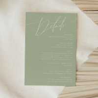 Script Whimsical | Détails de l'écran vert