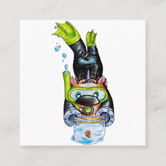 Carte D'accompagnement Scuba (Devant)