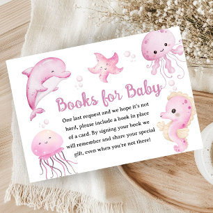 Carte D'accompagnement Sea You Soon Baby Shower Fille Livres Pour Bébé