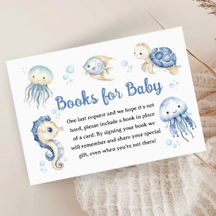 Carte D'accompagnement Sea You Soon Baby Shower Garçon Livres Pour Bébé